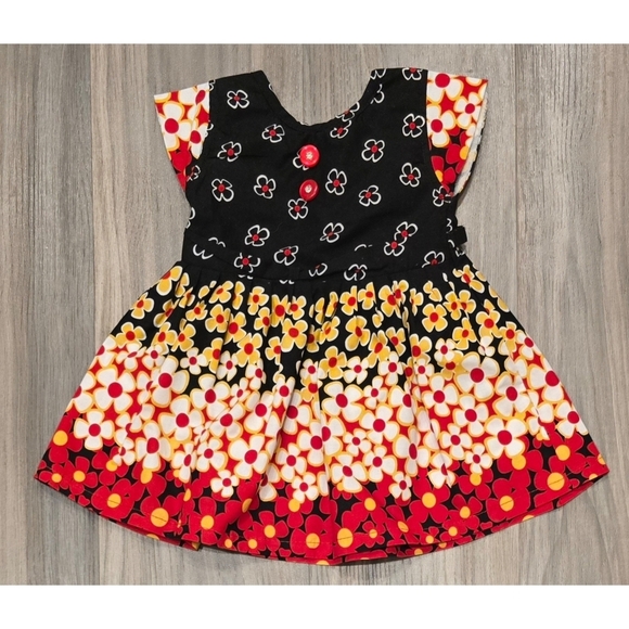 B.LAL Frocks Floral Tiered Dress Size 18 months - Picture 1 of 6